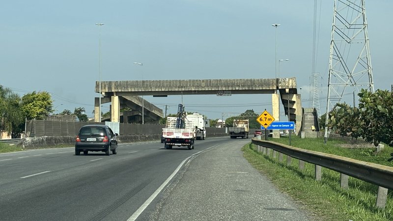 Trecho da rodovia Padr