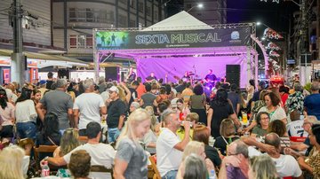 Sexta Musical abre temporada 2025 em Praia Grande com show no Boqueirão