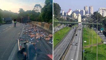 Limpeza de 11 toneladas de molho de tomate na Cônego Domenico encerra após 22 horas