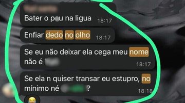 Universitário é suspenso após mensagens com ameaças de estupro contra colega
