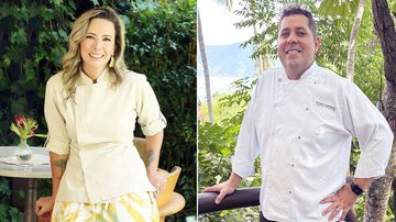 Chef Anouk Migotto, do Donna Pinha, e o chef Lucas Figueiredo, do Portofino