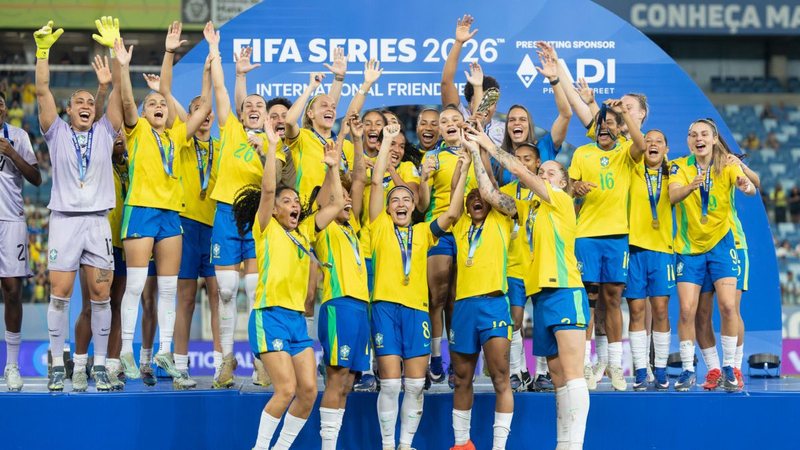 Brasil conquista título do FIFA Series de futebol feminino