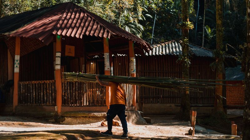 Cultura da Aldeia Rio Silveira na divisa entre Bertioga e São Sebastião vira documentário