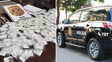 Dupla é presa por tráfico de drogas durante investigação no bairro Santa Cruz, em Itanhaém
