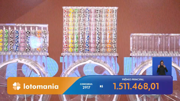 Transmissão do sorteio da Lotomania