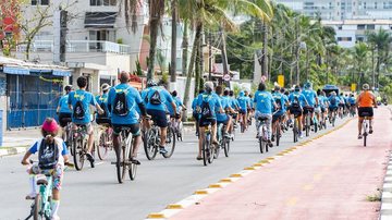 Passeio ciclístico celebra 35 anos de Bertioga com percurso urbano