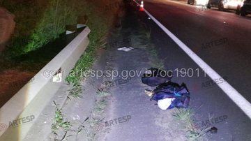 Pedestre morre atropelado por caminhão na Padre Manoel da Nóbrega, em Cubatão