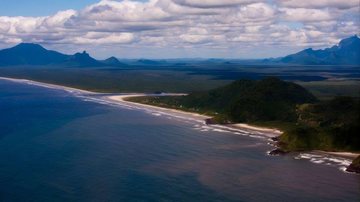 Praia da Desertinha: usada para pesquisas científicas e educação ambiental em Peruíbe