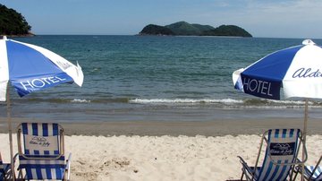 Beira-mar da praia de Juquehy, em São Sebastião