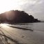Praia de Santa Cruz dos Navegantes: com vila de pescadores e de frente para Santos