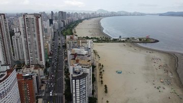 Praia do José Menino em Santos combina esporte, lazer e natureza