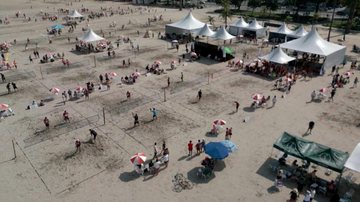 Torneio de beach tennis em Santos encerra inscrições nesta segunda-feira (20)