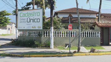 Sede do Cadastro Única, em Bertioga