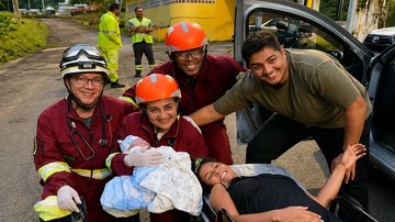 Equipe da RioSP faz parto de emergência em base da Rio-Santos, em Ubatuba