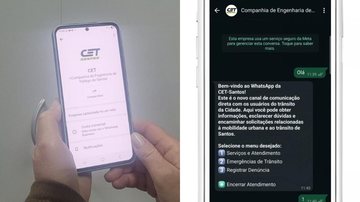 CET-Santos lança atendimento por WhatsApp para urgências e dúvidas de trânsito