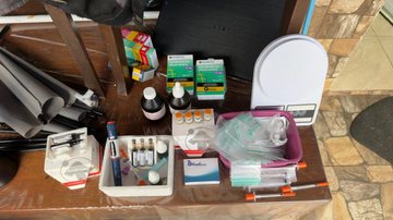 Itens apreendidos pela Polícia Civil
