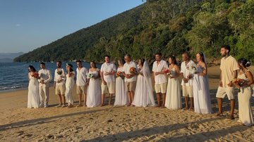 Ilha Anchieta recebe casamento comunitário para casais de baixa renda