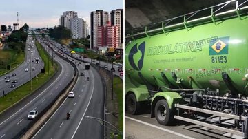 Situação do tráfego nas rodovias do Sistema Anchieta-Imigrantes (SAI) e carga de veículo envolvido em acidente