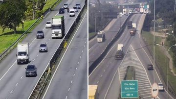 Situação do tráfego nas rodovias do Sistema Anchieta-Imigrantes (SAI)