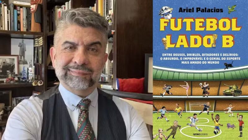 Jornalista Ariel Palacios e livro Futebol Lado B