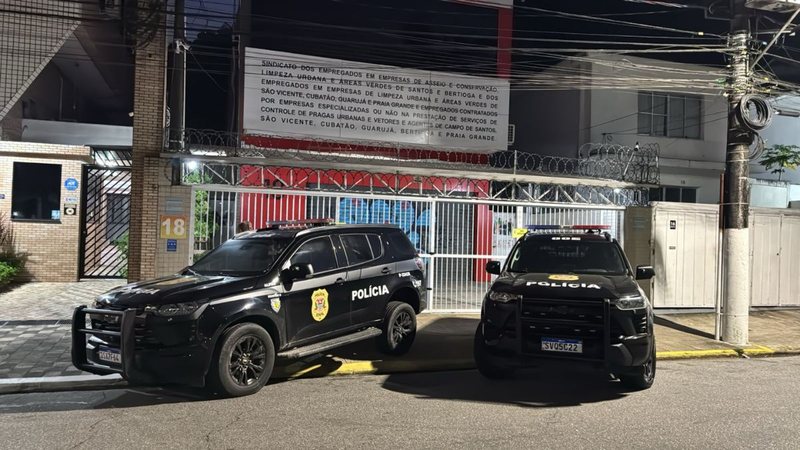 Presidente de sindicato é preso durante operação da Polícia Civil em Santos