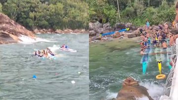 Resgate no Guarujá salva grupo após canoas havaianas ficarem à deriva no mar