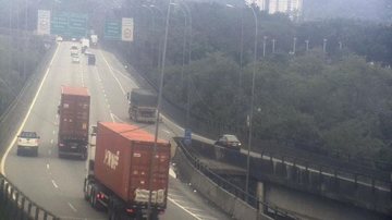Situação do tráfego nas rodovias do Sistema Anchieta-Imigrantes (SAI)
