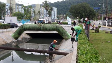 Santos inicia obras de drenagem do projeto Procanais para a Zona Noroeste