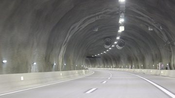 Túnel da rodovia dos Tamoios