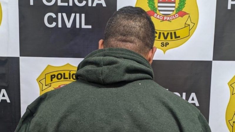 O homem de 30 anos, que foi preso pela polícia, acusado de ter cometido homicídio na pista de skate, em Ubatuba - Polícia Civil
