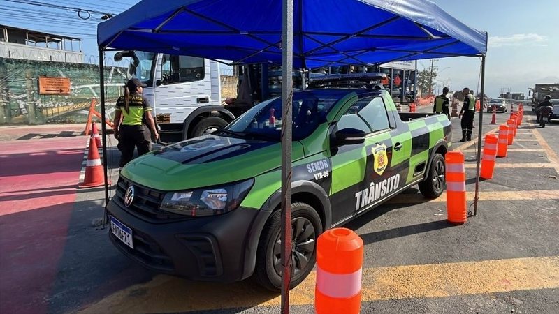 Viatura da Secretaria de Mobilidade Urbana (Semob)