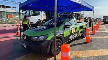 Viatura da Secretaria de Mobilidade Urbana (Semob)