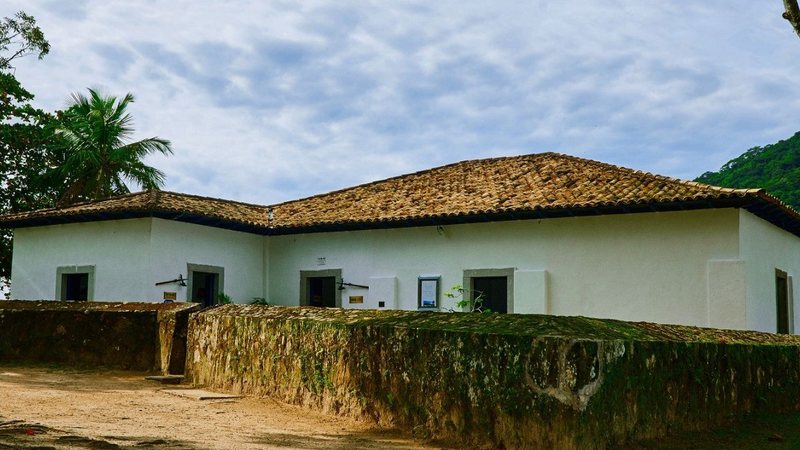 Forte de São João, em Bertioga, onde Anchieta se hospedou, no século XVI (foto Elias Gomes Setur-SP) - Elias Gomes - Setur-SP
