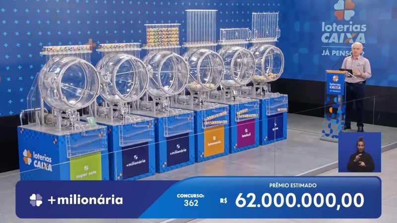 Sorteio da +Milionária 362