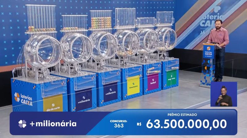 Sorteio da +Milionária 363