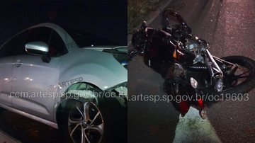 Motociclista morre ao bater em defensa e ser atropelado no litoral de SP