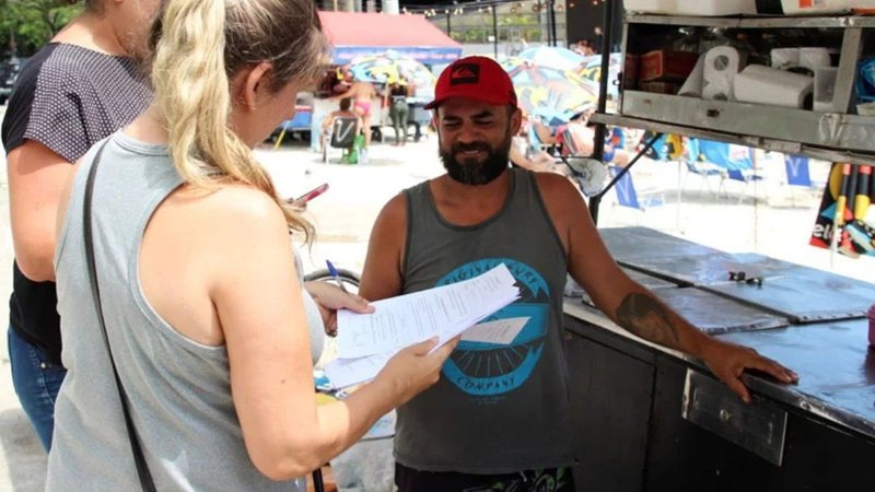 São Vicente abre inscrições para ambulantes, feiras e food trucks
