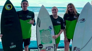 Surfistas de Santos disputam seletiva para o Brasileiro de Base