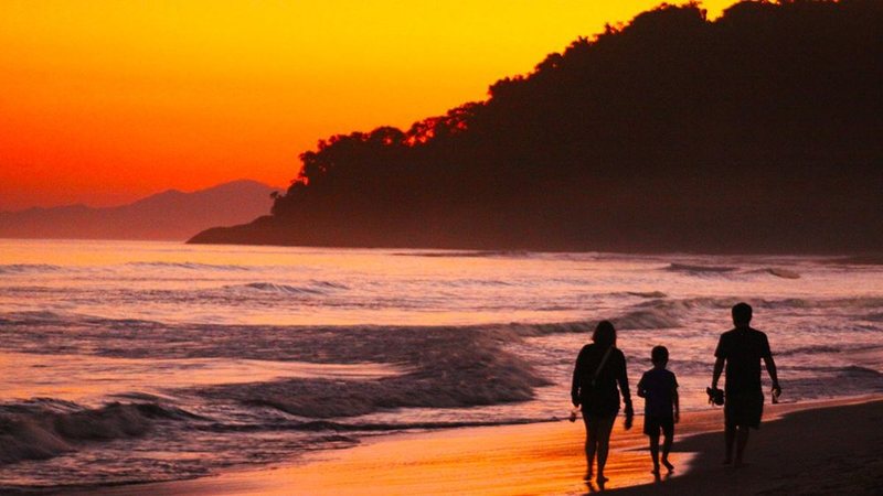 orla da Praia de Juquehy em São Sebastião