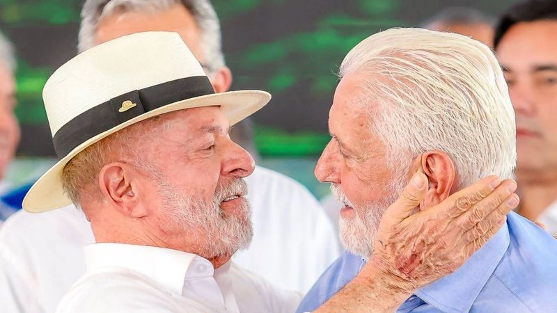 Foto de Lula e Jacques Wagner