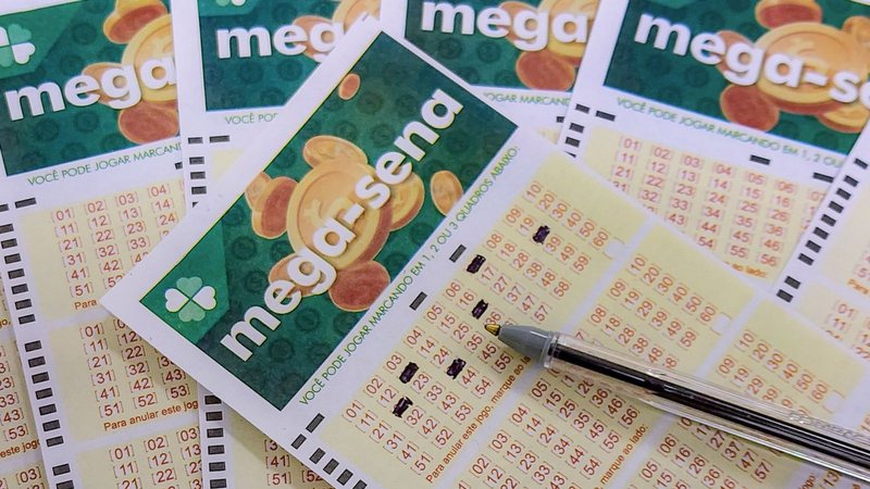 Volante da Mega-Sena.