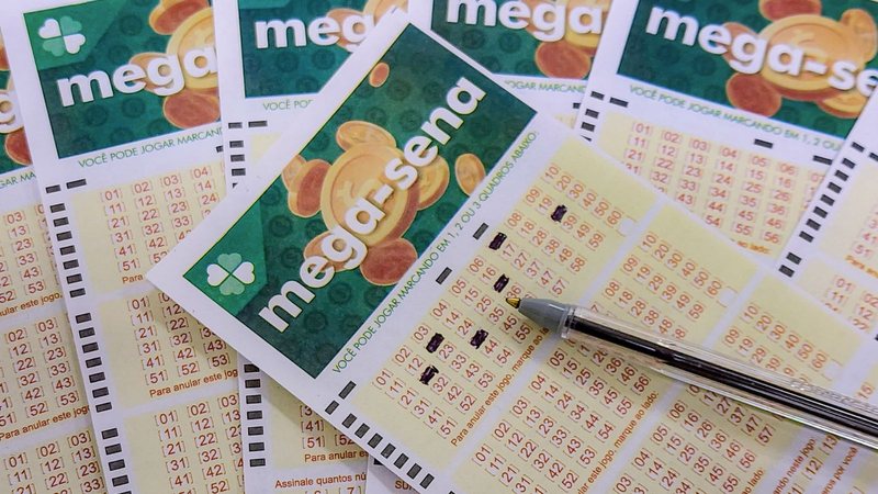 Volante da Mega-Sena.