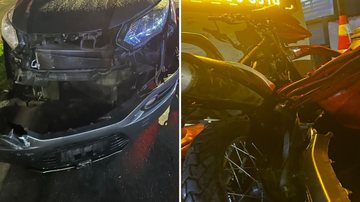 Carro e moto envolvidos em acidente fatal na rodovia Rio-Santos, em Bertioga