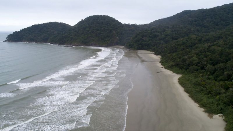 Orla da Praia do Arpoador em Peruíbe