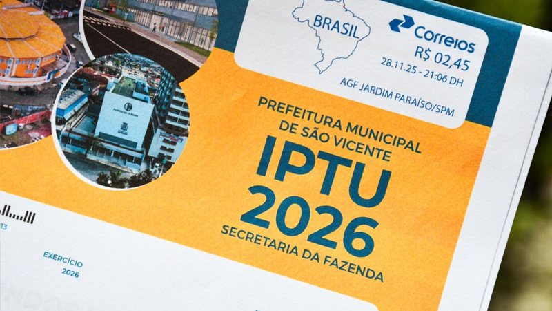 São Vicente abre prazo de pedidos para isenção e desconto no IPTU de 2027