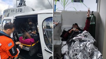 Turista polonês é resgatado por helicóptero Águia após dias perdido na mata em Ilhabela