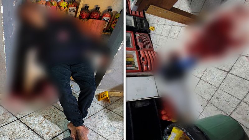 Imagens censuradas das vítimas atingidas pelos disparos