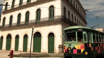 Foto de prédio no Centro Histórico de Santos