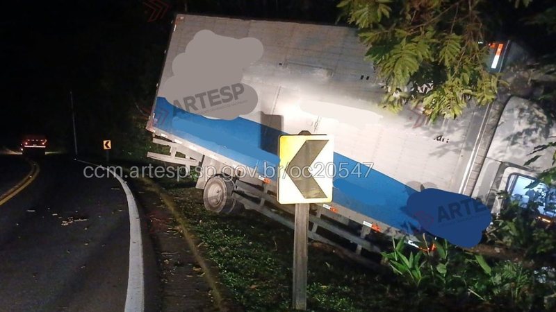 Acidente na rodovia Mogi-Bertioga