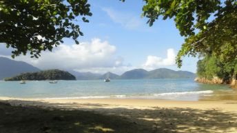 imagem da praia do pulso em Ubatuba